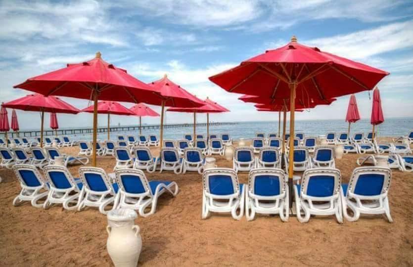 Chalet Porto South Beach - Beach Front Sea View アインソフナ エクステリア 写真